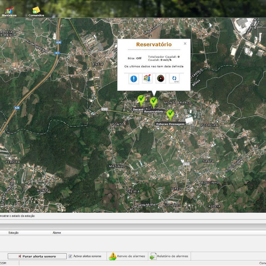 Telegestão de sistemas de águas / esgotos